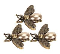 Alomejor Boucle de Pinces à Chaussures élégantes à la Mode pour Fête de Mariage Accessoires de Vêtements Polyvalents pour Femmes, 3 Pièces Pinces à Chaussures en Alliage de Zinc 1,9 X 1,4 Pouces