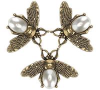 Alomejor Boucle de Pinces à Chaussures élégantes à la Mode pour Fête de Mariage Accessoires de Vêtements Polyvalents pour Femmes, 3 Pièces Pinces à Chaussures en Alliage de Zinc 1,9 X 1,4 Pouces