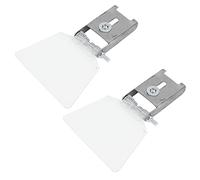 Alomejor Bouclier pour Outils de Meuleuse, 2 Pièces, Couvercle de sécurité en Acier Inoxydable de Haute qualité pour Meuleuses D'établi