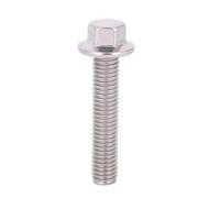 Alomejor Boulon à Bride en Acier Inoxydable 304, M8 Hexagonale, pour