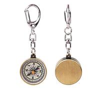 Alomejor Boussole de Poche,compacte fiable Boussole Navigation extérieure avec Porte-clés for campeurs randonneurs navigateurs en Bateau