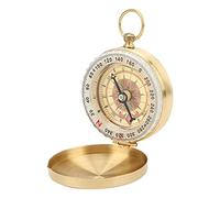 Alomejor Boussole de Survie en Randonnée, Boussole étanche Rotative à 360 Degrés avec Couvercle Lumineux pour Le Camping et Les Aventures en Plein Air