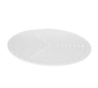 Alomejor Boussole de Travail du Bois en Acrylique Durable, Détecteur de Centre Rond pour L'artisanat, Bricolage Fait à la Main, 1 Pièce (Petite règle de centrage pour le travail du bois)