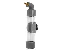 Alomejor Bouteille d'eau Potable Automatique pour Perroquets de Petite, Moyenne et Grande Taille, Abreuvoir en Acrylique Sûr avec Bec Verseur à Morsure, pour Perroquets, Oiseaux, Chinchillas, (Grey)