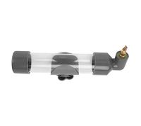 Alomejor Bouteille d'eau Potable Automatique pour Perroquets de Petite, Moyenne et Grande Taille, Abreuvoir en Acrylique Sûr avec Bec Verseur à Morsure, pour Perroquets, Oiseaux, Chinchillas, (Grey)