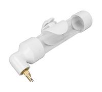 Alomejor Bouteille d'eau Potable Automatique pour Perroquets de Petite, Moyenne et Grande Taille, Abreuvoir en Acrylique Sûr avec Bec Verseur à Morsure, pour Perroquets, Oiseaux, Chinchillas, (White)