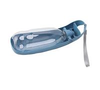 Alomejor Bouteille d'eau pour Chien, Distributeur d'eau Portable et Pliable pour Chiot, pour la Marche en Plein Air, 550ml, pour Animaux de Compagnie, Voyage, Matériau Sûr de qualité Alimentaire