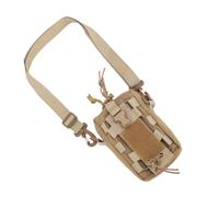 Alomejor Bouteille d'eau Sac de Téléphone Porte-téléphone à Boucle Réglable Pouche Suspendue élastique en Nylon avec Conception Détachable pour la Randonnée de Voyage Sportif en Plein Air (Kaki)