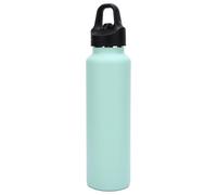 Alomejor Bouteille Thermique en Acier Inoxydable Isolée Sous Vide à Double Paroi avec Couvercle à Ouverture Facile pour la Randonnée, le Camping, 390 G (25oz-700ml)