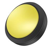 Alomejor Bouton D' avec LED, 100 Mm de Diamètre, pour Machines D' | Couvercle en plastique bombé, Conception peu profonde, Compatible avec microswitch, Idéal pour les projets de bricolage