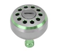 Alomejor Bouton d'alimentation du Moulinet de Pêche, Alliage D'aluminium de qualité Supérieure avec Texture Antidérapante, optimisé pour Les Moulinets Baitcasting S A D, Taille 38 (Green)