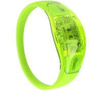 Alomejor Bracelet LED de Contrôle du Son pour la Fête de Nuit avec Bracelet Clignotant en Silicone (GREEN)
