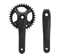 Alomejor Brank de Manivelle de Montagne Ensemble de Bras D'alliage en Aluminium Léger -Leave-Roue de Vélo de Vélo pour Voyages Stables 2 X Assemblage de Tonneaux de Gradin