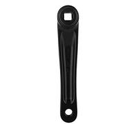 Alomejor Bras de Manivelle de Vélo Manivelle Main Gauche en Alliage d'aluminium de 170mm Pédalier Simple Vitesse pour Vélo de Montagne(Trou carré Noir)