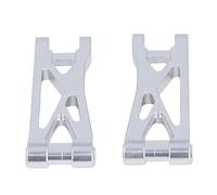 Alomejor Bras d'onde Métal-RC -Car pour 1/24 RC RC Car Wheel Arrière Suspension, sous-Armes Arrière à Haute Précision (Silver)