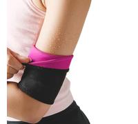 Alomejor Bras Plus Mince Enveloppe Les Bandes de Coupe-Bras pour la Perte de Poids et L'amincissement des Manches de Bras de Compression en Néoprène Exercice de Gymnastique Noir Jaune (Rose Rouge)