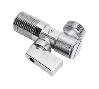 Alomejor Brass Angle Stop Valve 1/4 Turn G1/2in