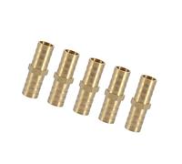 Alomejor Brass Straight Barbed Connector 10mm Size (10mm(5pcs))