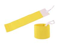 Alomejor Brassard de Capitaine, Brassard de Football en Nylon élastique avec Une Couleur Accrocheuse et Un Ajustement Confortable pour Les Joueurs de Football et Les Chefs d'équipe (Yellow)