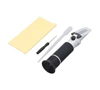 Alomejor Brix Refractometer with Dual Scale for Sugar Measurement | Compensation automatique de la température, lectures précises pour le brassage, matériau ABS hygiénique, facile à utiliser