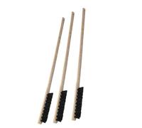 Alomejor Brosse de Nettoyage de Cage à Oiseaux, 3 Pièces, Durable, Manche Long, Perroquets, Fournitures Nécessaires pour Un Nettoyage Facile de la Cage, Convient aux Grandes, Moyennes et Petites