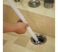 Alomejor Brosse de Nettoyage de Canalisation Flexible de 71 Cm pour un Nettoyage Efficace des Débordements dans la Cuisine et la Salle de Bain, Outil en Fil de Fer Durable pour un Usage Domestique