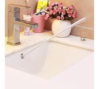 Alomejor Brosse de Nettoyage de Canalisation Flexible de 71 Cm pour un Nettoyage Efficace des Débordements dans la Cuisine et la Salle de Bain, Outil en Fil de Fer Durable pour un Usage Domestique