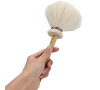 Alomejor Brosse de Nettoyage de Poterie, Laine Douce et Riche, Outil en Argile Naturelle pour L'artisanat D'art, Taille Moyenne (laine 2)
