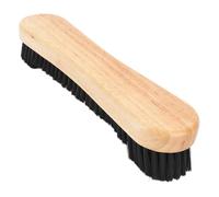 Alomejor Brosse de Table de Billard, Outil de Nettoyage en Nylon Doux, Conception Ergonomique pour épousseter et Nettoyer Les Rails de Table de Billard, Manche en Bois de Peuplier de 12 Po