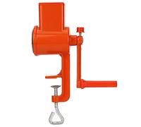 Alomejor Broyeur à Grains Fraiseuse Manuelle à Manivelle Durable pour Noix Maïs blé Avoine adapté à une Utilisation en Cuisine Alliage D'aluminium Orange