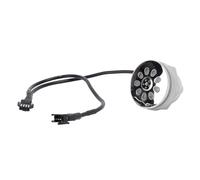 Alomejor Buse d'air pour Baignoire à 6 Trous, Installation Facile, Effet de Lumière Rvb, Matière Plastique de qualité Supérieure pour la Relaxation au Spa