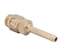 Alomejor Buse de Fontaine Réglable en Laiton avec Valve pour Bassin de Jardin, Arrosage de Balcon et Arroseur de Serre, Filetage Mâle, Bronze (1 pouce DN25)