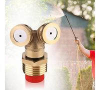 Alomejor Buse en Laiton, Pomme D'arrosoir Durable 2-Pack | Installation facile, Adapté au jardin et à l\', Brumisation basse pression, Économie d\'eau efficace