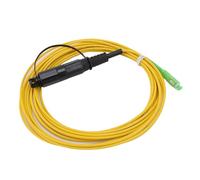 Alomejor Câble à Fibre Optique blindé, Transfert Efficace avec Connecteur coudé SC pour une connectivité Réseau Stable pour une Utilisation en Extérieur (#2)