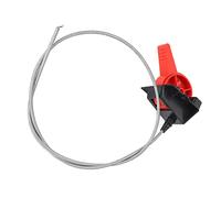 Alomejor Câble d'accélérateur AM121508 Câble de Commande d'accélérateur en Métal ABS de Remplacement Direct pour LX188 LX178 Noir OE adapté pour la Réparation 'accélérateur de Tracteur de Pelouse