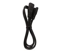 Alomejor Câble d'alimentation Robuste IEC 320 C8 vers C7, Extension Flexible de 3,3 Pieds pour Divers Appareils