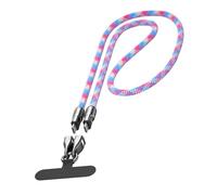 Alomejor Câble de Charge Rapide de Type C, Lanière Tissée en Nylon Durable pour Ordinateur Portable, Tablette, Téléphone, Chargeur 120cm, 240W (PINK)