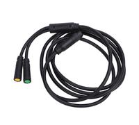 Alomejor Câble de Connecteur de Cycle électrique, Contrôleur Résistant à L'eau de 4,9 Pieds pour Afficher le Câble D'extension de Connexion de Phare D'accélérateur, avec Conception de Prise (KT-1T2)