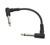 Alomejor Câble de Pédale D'effet de Guitare, Transmission de Signal de Réduction de Bruit de qualité Supérieure pour Guitare/basse électrique, Accessoire de Musique Universel 6 Pouces/8 Pouces (6INCH)