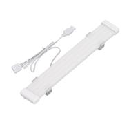 Alomejor Câble D'extension Professionnel ARGB pour éclairage Personnalisable, Câbles d'alimentation Synchronisés 5 V à 3 Broches pour Ordinateurs de Bureau, Longueur 550 Mm (X8 Flat Prend en Charge