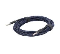Alomejor Câble D'instrument pour Guitare électrique Musicale, Basse, Blindage élevé, Connexion Stable, Bleu, 10 Mètres, pour les Performances des Musiciens et des Groupes