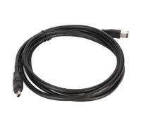 Alomejor Câble Firewire DV Plug and Play Haute Performance 6 Broches à 4 Broches pour Caméscopes Appareils Photo Numériques Longueur 1,8 M