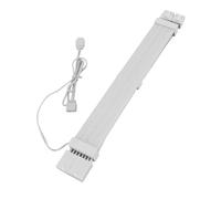 Alomejor Câble PSU ARGB avec Effets RVB Synchronisés pour Ordinateur de Bureau, Extension d'alimentation en Silicone TPE Durable de 30cm (Câble néon ARGB pour Carte Graphique 2x8 Broches)