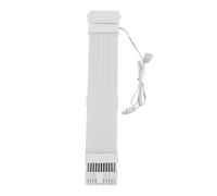 Alomejor Câble PSU ARGB avec Effets RVB Synchronisés pour Ordinateur de Bureau, Extension d'alimentation en Silicone TPE Durable de 30cm (Câble néon ARGB de la Carte mère 24 Broches)