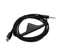 Alomejor Câble Sonore pour A10 A30 A40 A50 Câble Sonore de Jeu de Contrôle sans Bruit Premium pour les Jeux et la Musique 1.5m