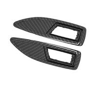 Alomejor Cadre de Répéteur D'indicateur Latéral, Garniture de Lumière Latérale en ABS, 2 Pièces avec Support Adhésif, Couvercle Enduit UV pour D 2006 2014 H J Zafira B Insignia E (fibre de carbone)