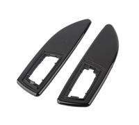 Alomejor Cadre de Répéteur D'indicateur Latéral, Garniture de Lumière Latérale en ABS, 2 Pièces avec Support Adhésif, Couvercle Enduit UV pour D 2006 2014 H J Zafira B Insignia E (Noir brillant
