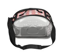 Alomejor Cage à Bandoulière Transparente Pliable pour Animaux de Compagnie, pour Aventures en Plein Air, pour Chat et Chiot, en Plastique (S)