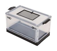 Alomejor Cage Transparente épaisse pour Hamster avec Poulie Inférieure, Facile à Déplacer et à Transporter pour Les Propriétaires de Hamster, Comprend Un Plateau d'alimentation et Une Main Courante