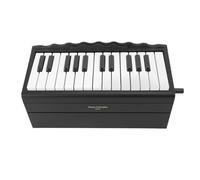 Alomejor Calendrier de Piano, Calendrier de Bureau Jouable à Manivelle 2025 avec Clavier à 25 Touches et 52 Partitions de Musique, Excellent Cadeau pour les Amateurs de Musique et les âmes (BLACK)